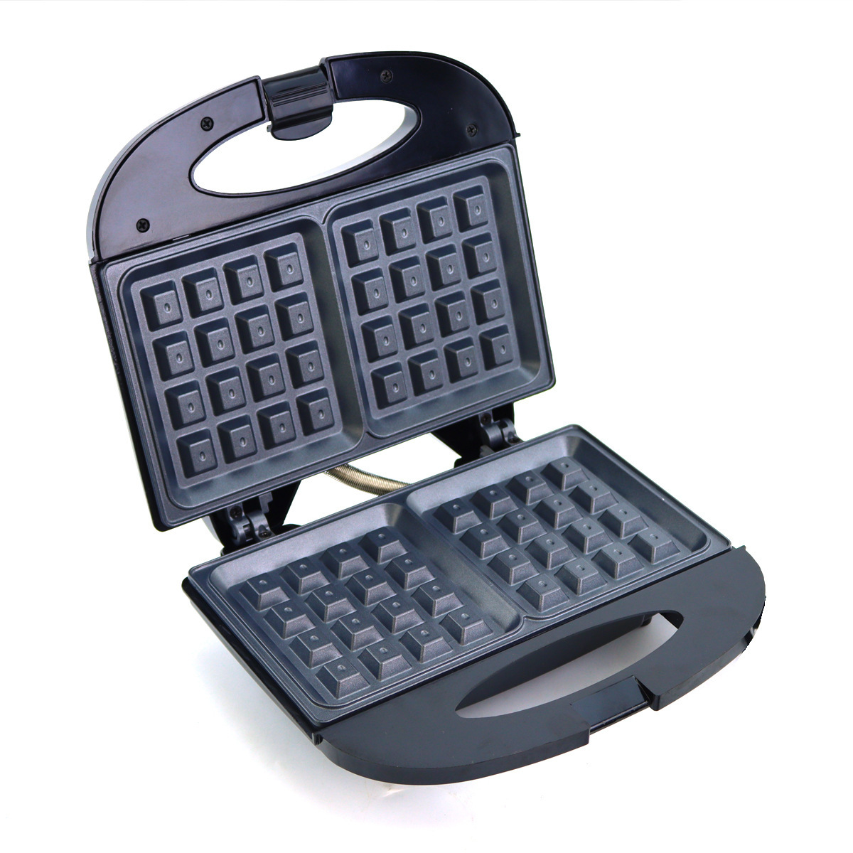 Exportación de comercio exterior máquina de sándwiches doméstica máquina de waffles máquina de desayuno máquina de pan 750W máquina de waffles image 4