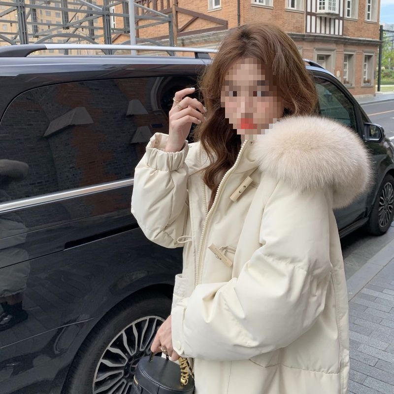 K7S冬季羽绒服女中长款韩版新款加厚宽松时尚小个子