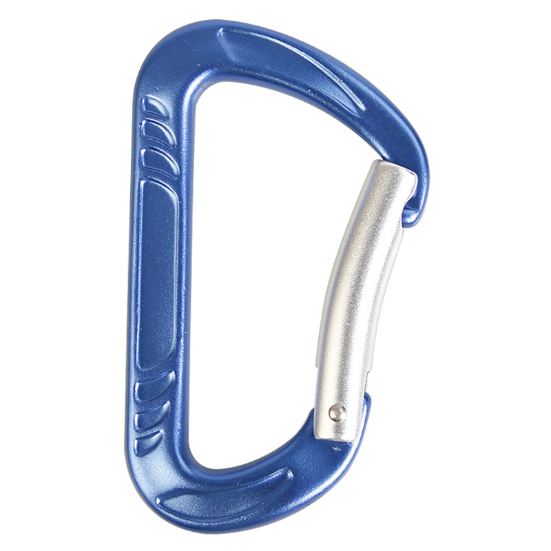 厂家直销葫芦型D形登山扣 环保铝合金爬山扣 D形环保金属