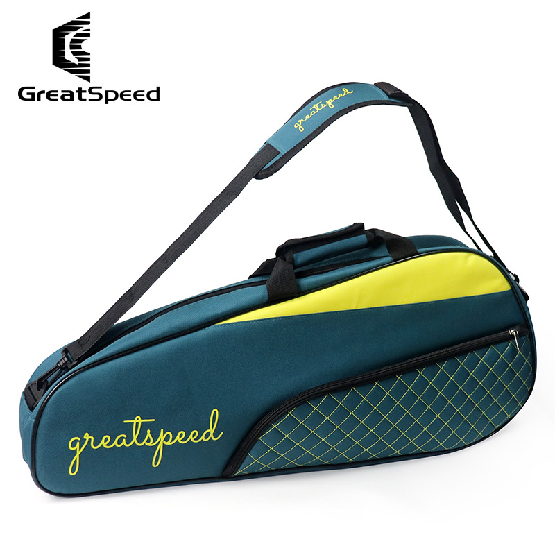 Four Grand Slams Greatspeed 3-Pack Tennis Racket Bag Single Shoulder Bag for Men and Women Special Bag Badminton Racket Bag
