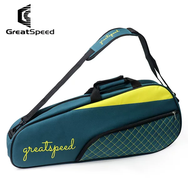 Four Grand Slams Greatspeed 3-Pack Tennis Racket Bag Single Shoulder Bag for Men and Women Special Bag Badminton Racket Bag