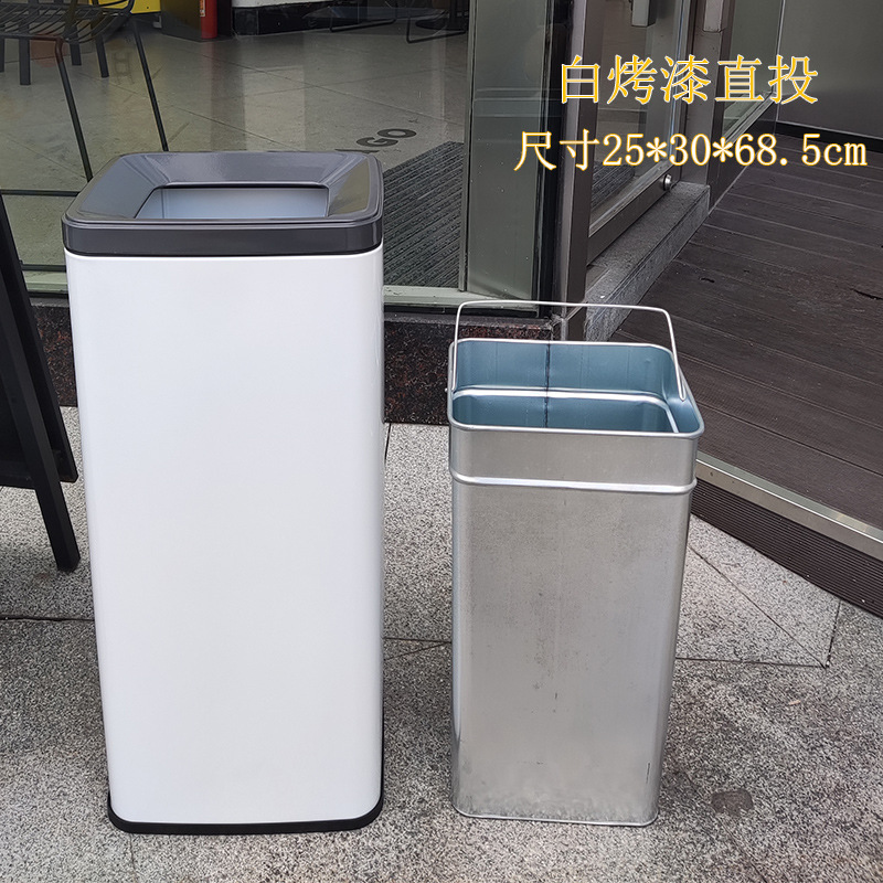 ステンレスゴミ箱 業務用 大容量 蓋なし 公衆トイレ ホテル 浴室 洗面台 ハンドタオル ハイバレル|undefined