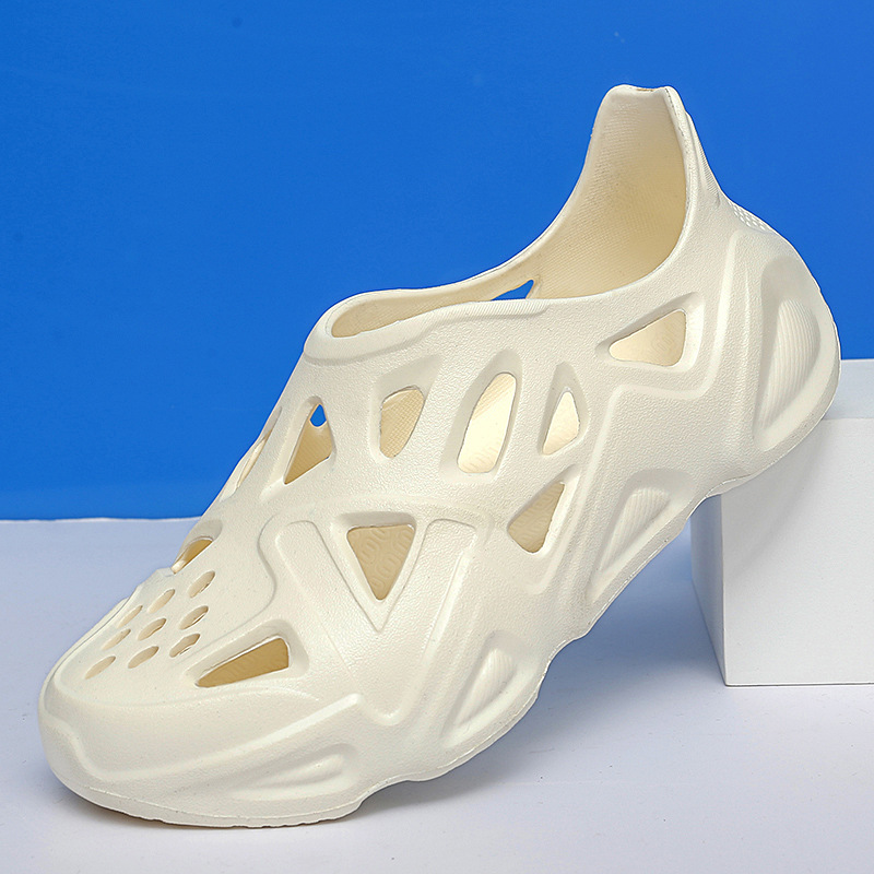 Nuevos zapatos con agujeros para hombres, verano, ocio, sandalias deportivas, zapatos de playa para hombres, zapatos antideslizantes de suela blanda image 9