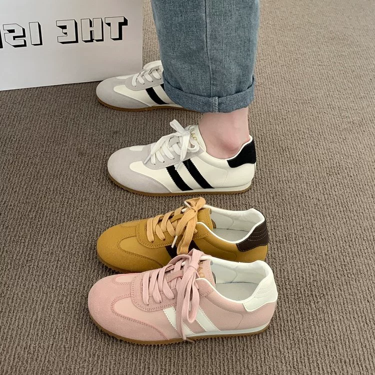 Универсальные женские кроссовки на плоской подошве в стиле ретро, ​​новинка 2025 года, летние легкие нескользящие спортивные кроссовки с мягкой подошвой Интернет-знаменитости Форрест Гамп