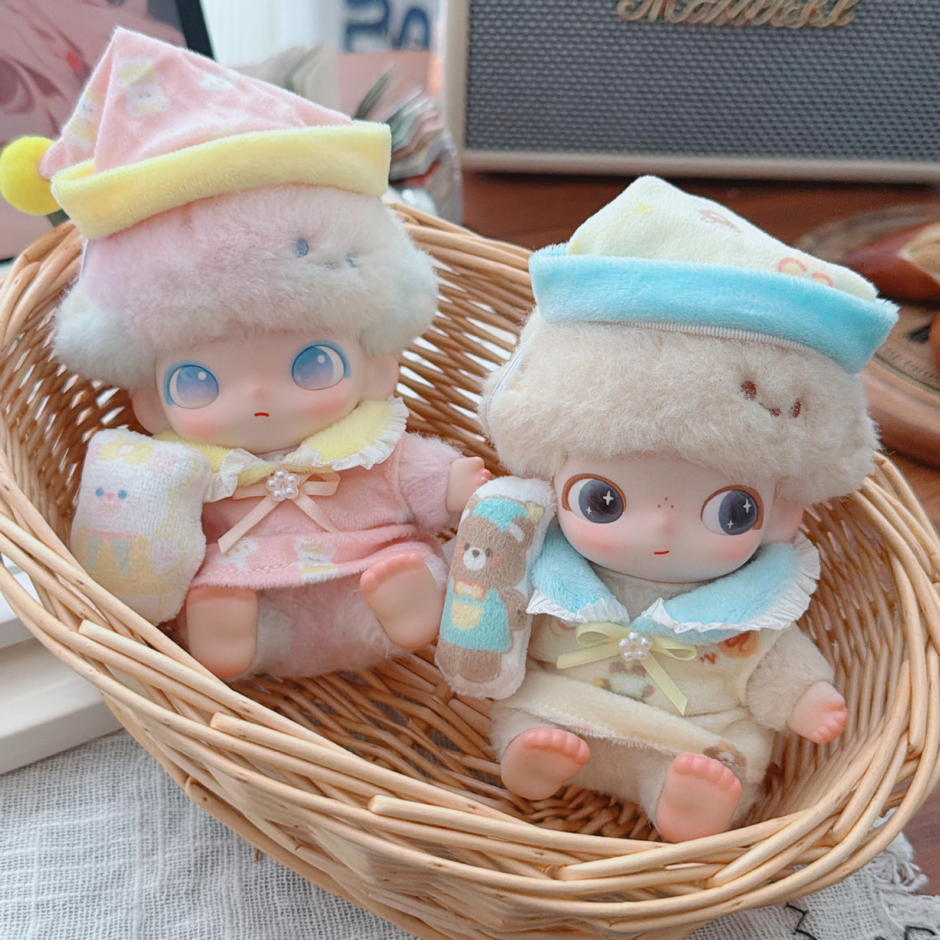 Dimoo Baby Clothes New Product Newborn Diary Baby Clothes Trendy Toy Doll Clothes Replacement Pajamas Plush Pendant