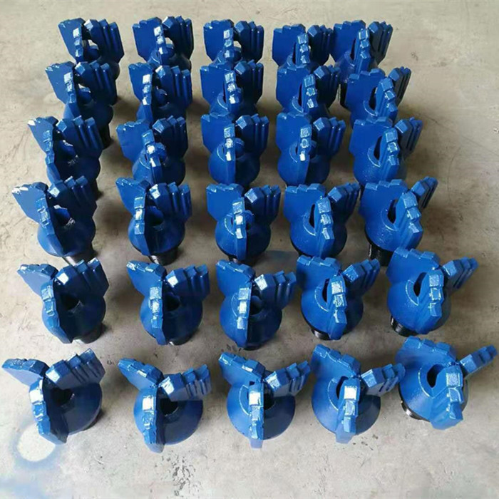 120mm三翼刮刀钻头厂家 三翼合金钻头 130mm三翼刮刀钻头