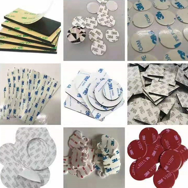 Powerful transparent heat-resistant acrylic double-sided tape