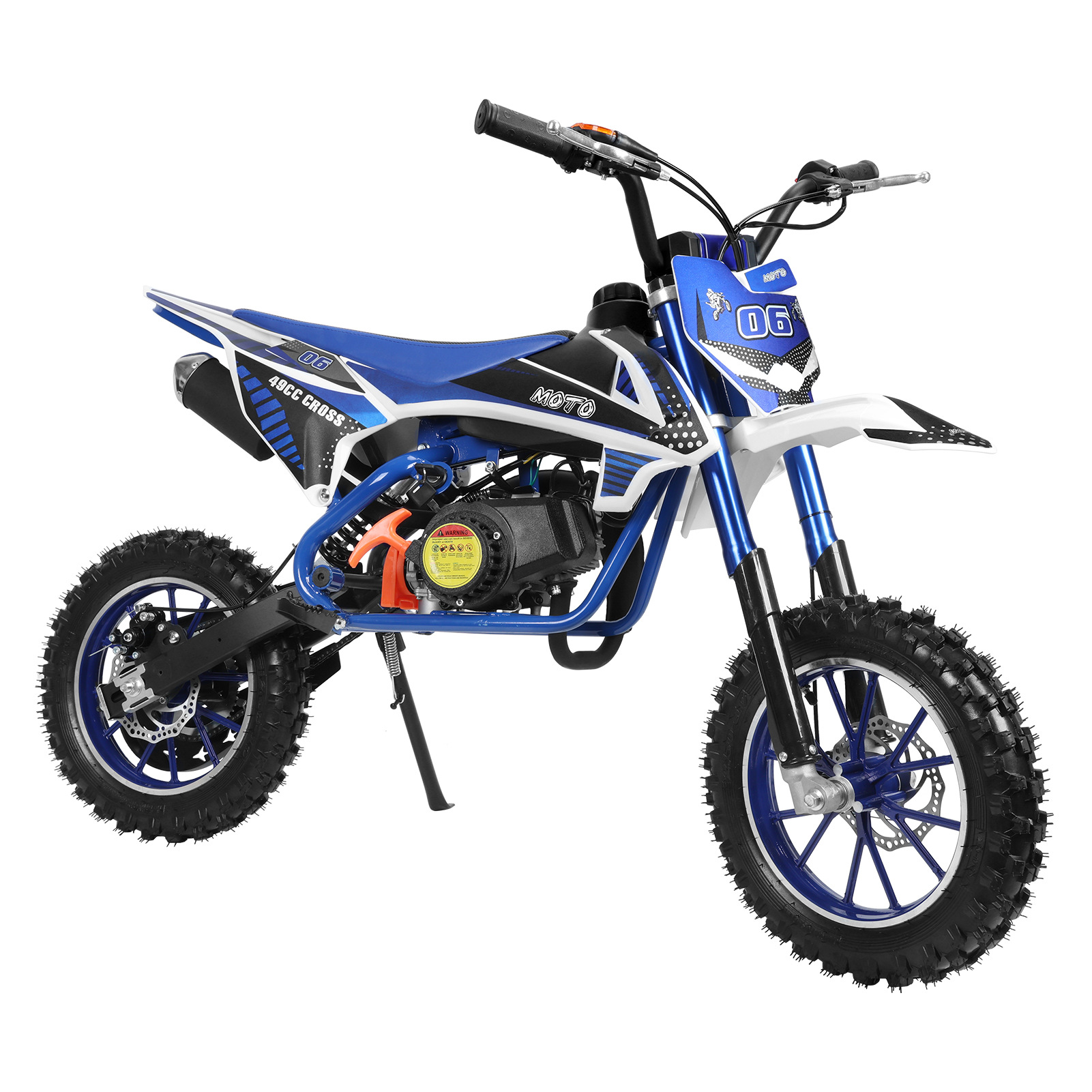 Cross-Border Export to North America Epa Four-Stroke Two-Stroke 49Cc Double-Row Mountain Motorcycle Small Kidsren's Off-Road Motorcycle
