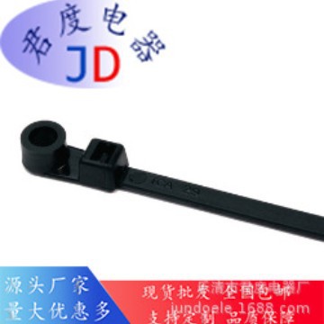 JD带螺钉安装头的1件式固定扎带固定头113-00045  T30MR-HS