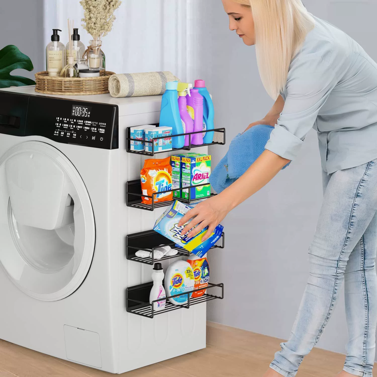 Magnetic Storage Rack Kitchen Spice from Yomiego