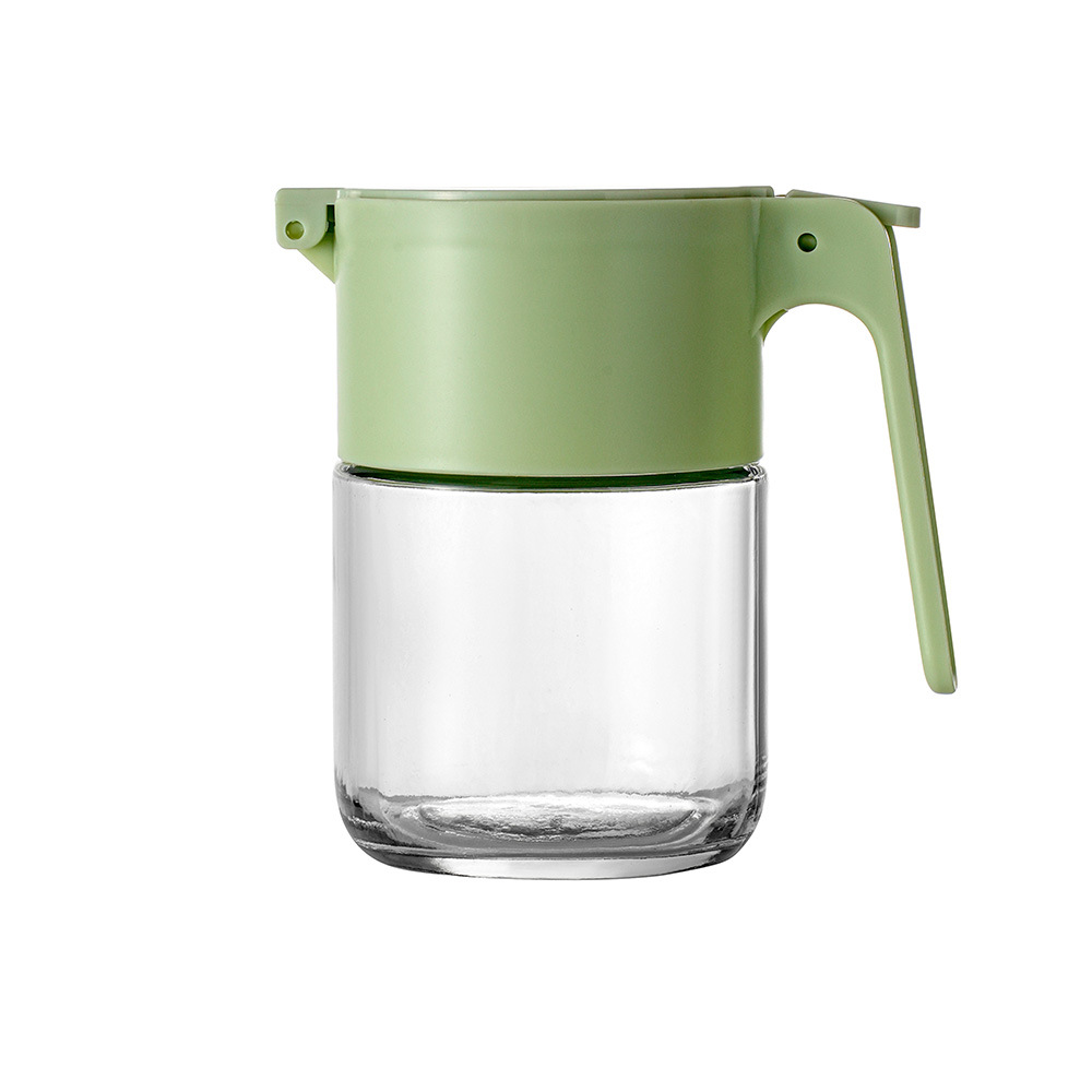 [Tarro de condimento sellado de cocina] frasco de condimento a prueba de humedad de vidrio cuantitativo sal de azúcar doméstica MSG botella de condimento de frasco de esencia de pollo