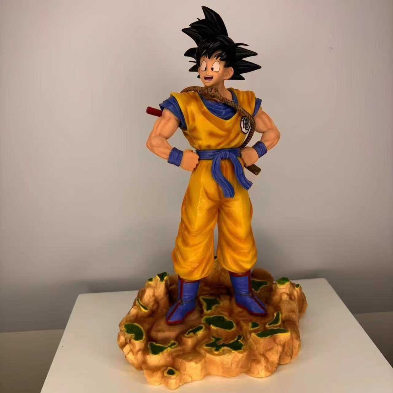 Caixa de color siete bolas de dragón Saiyan fantasía Goku recubrimiento completo base hecha a mano adornos modelo regalo de muñeca