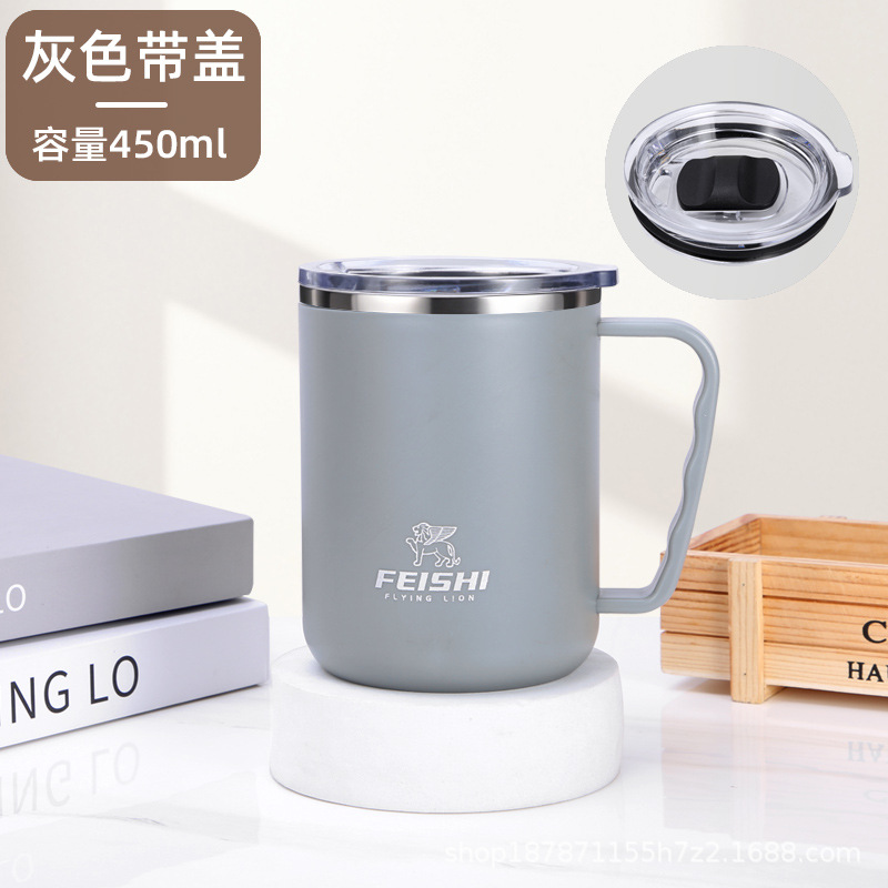 Tienda departamental Taza de enjuague bucal de acero inoxidable de 300ml Taza de leche Taza de café doble Taza de agua para niños Taza de lavado Taza de cepillo de dientes Tanque