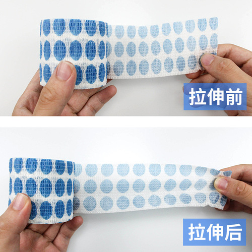 Pet glueless self-adhesive tape/dog and cat bandage/band-aid, width 5CM, length 4.5M