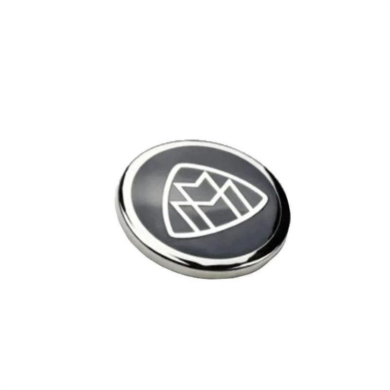 Suitable for Mercedes-Benz S-Class Maybach, S560 car emblem, English lettering, rear tail emblem, steering wheel emblem, key fob cover