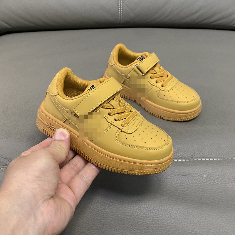 Genuine Leather White Sneakers for Children, Air Force One Style Sneakers for Boys, Sports Shoes, 2026 Spring and Autumn New Model, Girls' Performance Shoes Genuine Leather White Sneakers for Children, Air Force One Style Sneakers for Boys, Sports Shoes, 2026 Spring and Autumn New Model, Girls' Performance Shoes