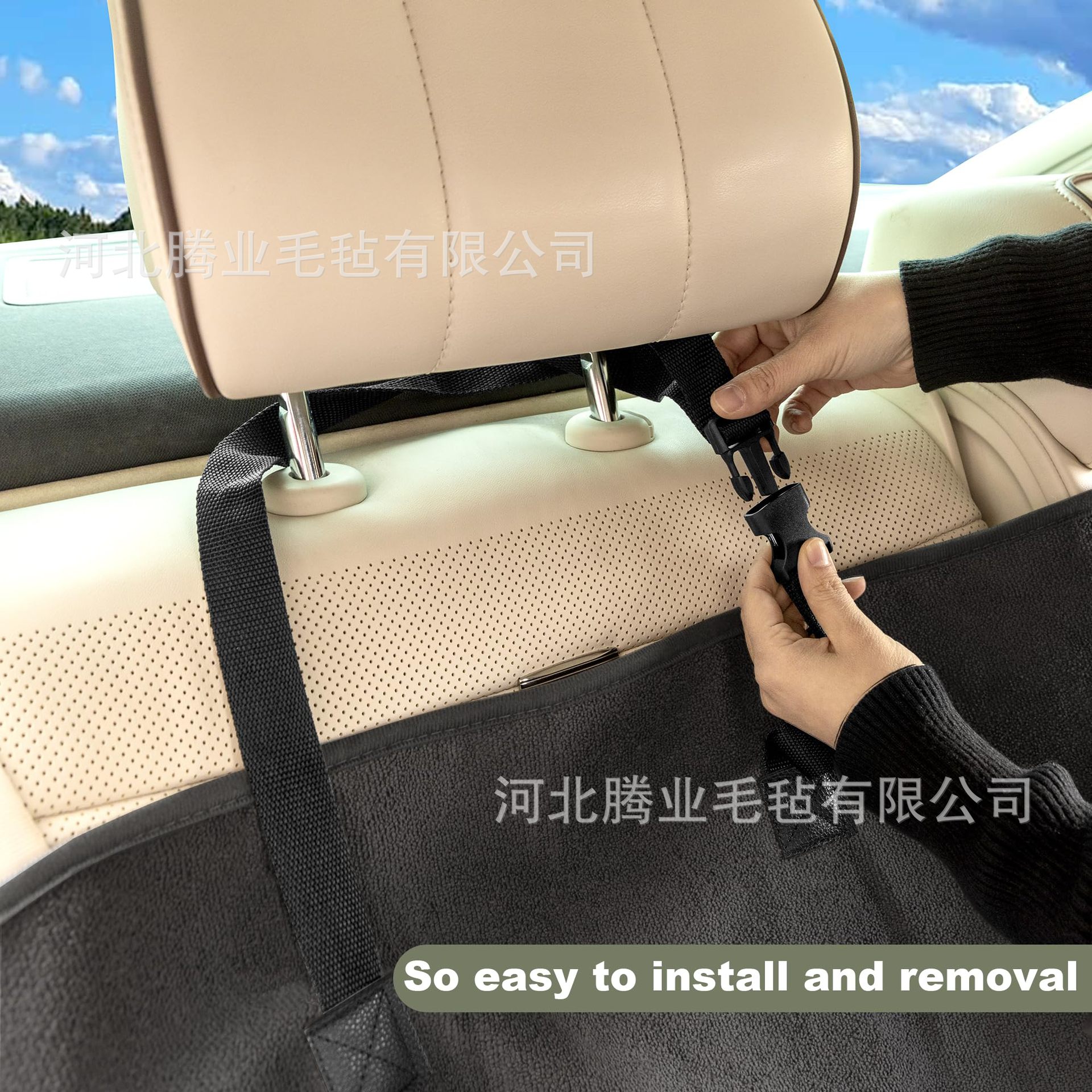 Neutral Car Seat Cover, Export Waterproof Anti-Slip Yoga Mountaineering Seat Cushion, Sweat-Absorbent Towel Cushion