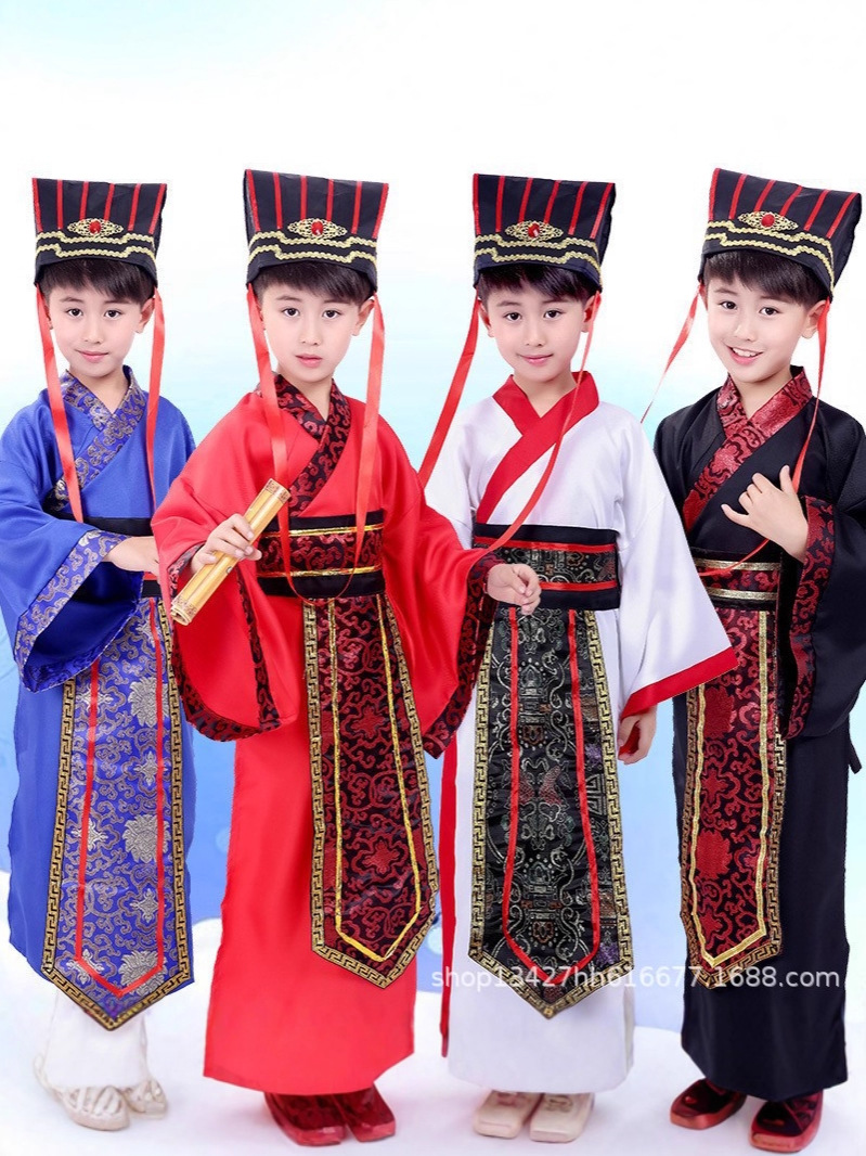 Children's Three Kingdoms Performance Service Spring and Autumn…