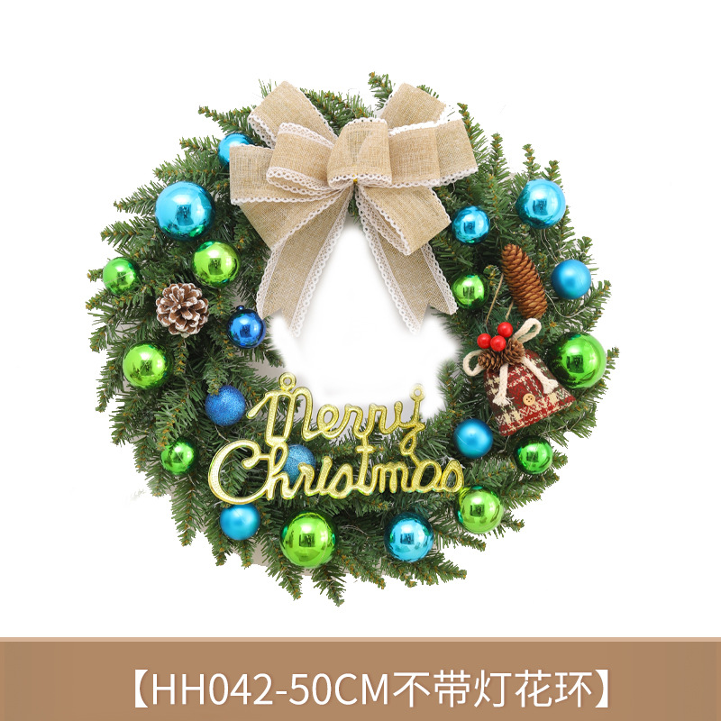 Guirnalda de Navidad adornos de árbol de Navidad guirnalda fiesta atmósfera pared colgante decoración escena diseño puerta colgante Decoración