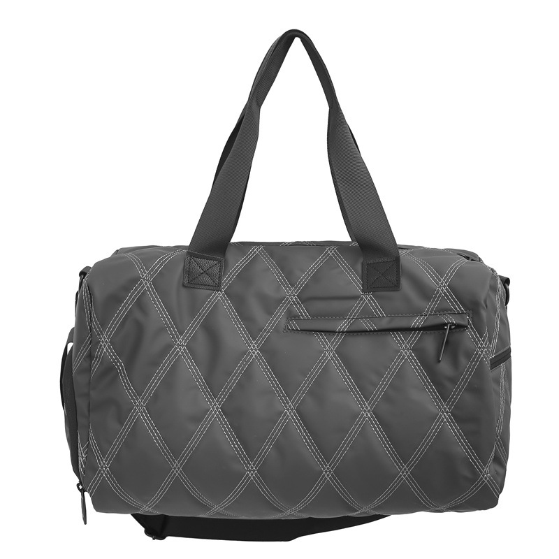 Bolsa de viaje de moda transfronteriza de un solo hombro bordada de diamante separación seca y húmeda bolsa de ejercicios bolsa de equipaje de almacenamiento independiente