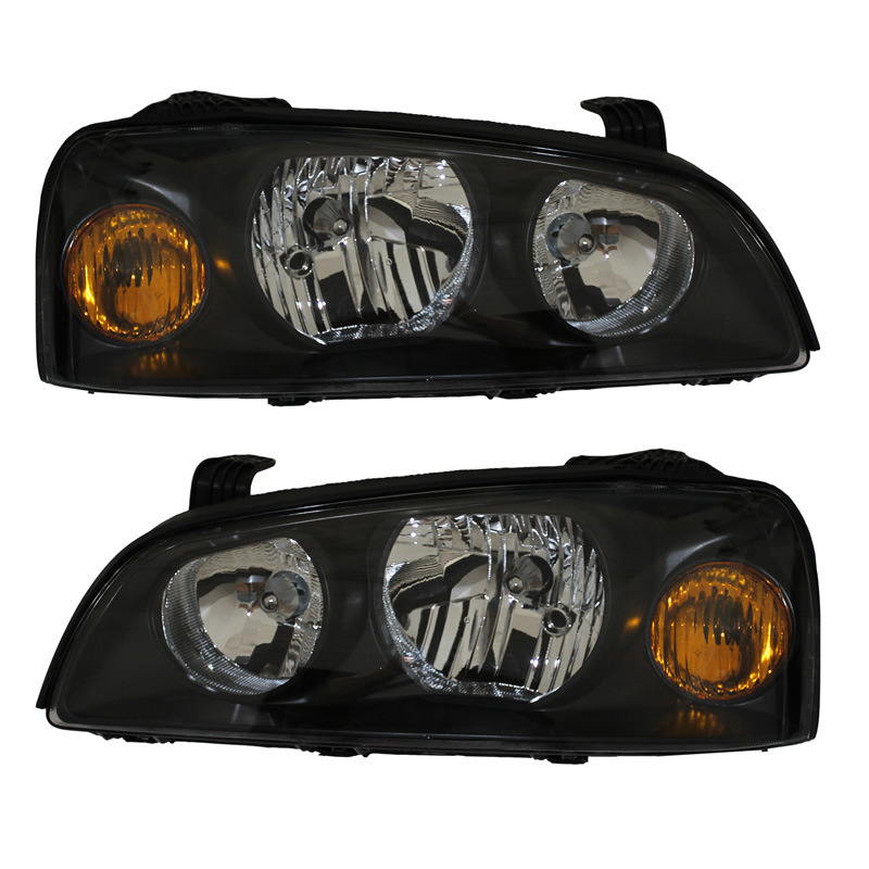 Faros delanteros halógenos semiensamblados originales para Hyundai Elantra versión estadounidense, años 04-06.