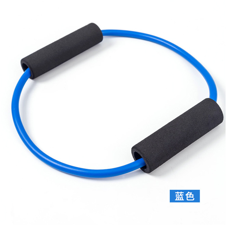 Yoga Dispositivo de tensión en forma de 0 fitness interior pecho expansor cuerpo que forma Pilates cuerda de tensión de espalda abierta