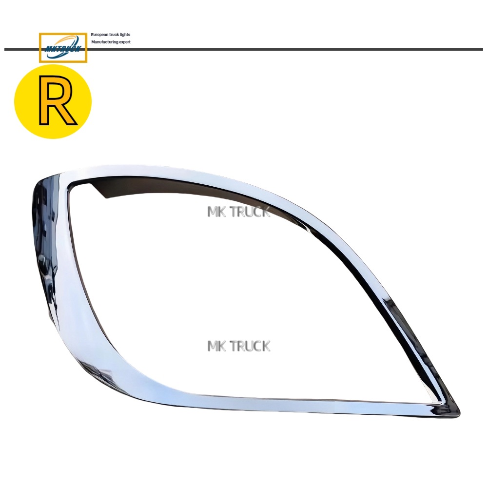 Luz frontal chapada tira brillante 1922031 1922030 para piezas de la serie de camiones DAF XF Duff