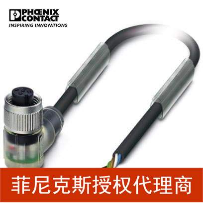 菲尼克斯传感器/执行器电缆SAC-5P- 5,0-PVC/M12FR-3L-1415693