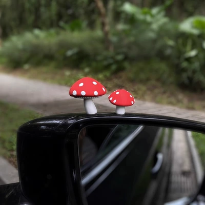 Mushroom" Healing Car Interior: Car ornaments