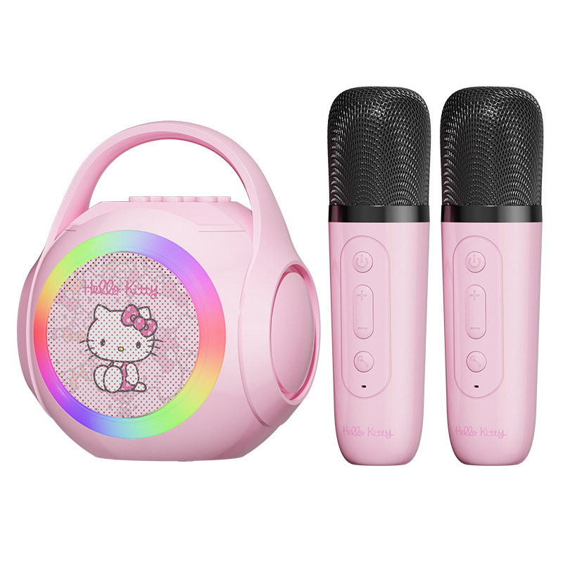 サンリオ/サンリオ Bluetooth オーディオ ワイヤレス マイク シンギング K 子供用 アウトドア KTV 子供の日の誕生日プレゼント|undefined
