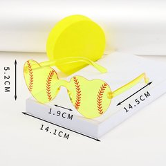 キャンディー色愛ハート型サングラス個性一体型眼鏡メーカー卸売り新商品速売通欧米サングラス