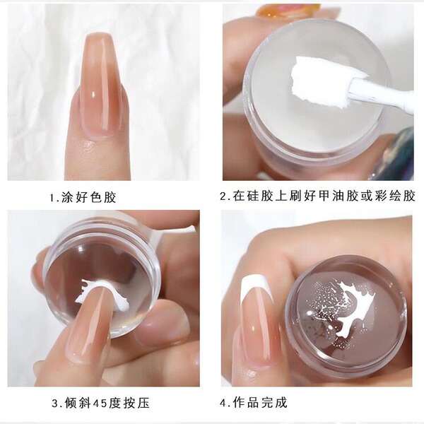 transparent headband for manicure
