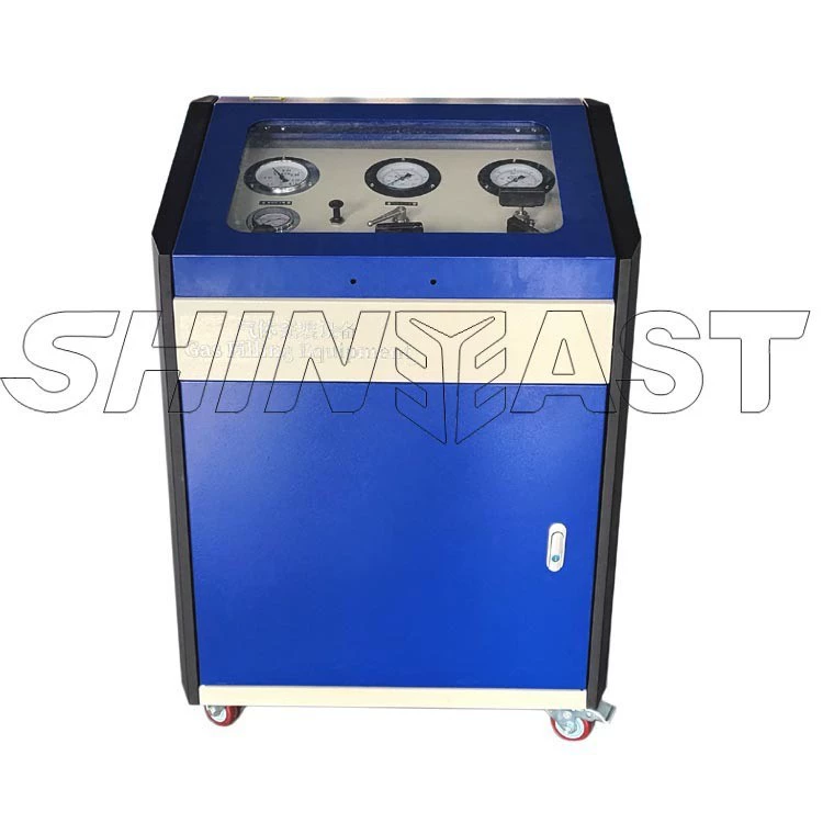 Оборудование для переработки гелиевого усилителя Saetate (герметичный тест) пневматическая система усилителя газа