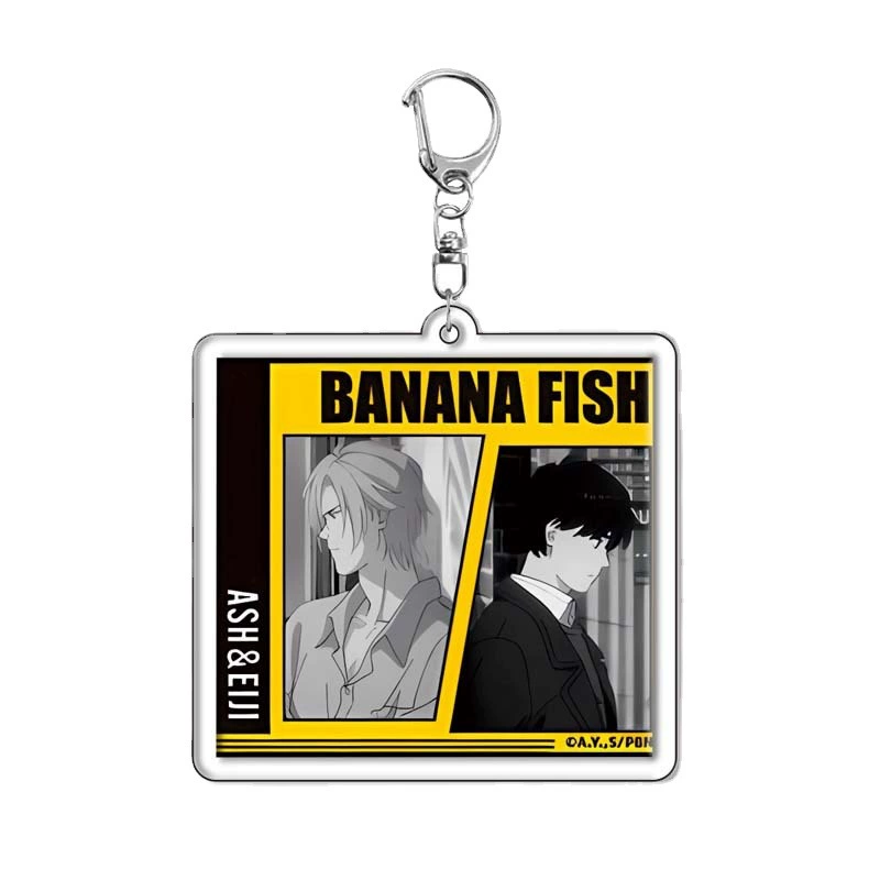  Banana fish дрожь убивает Ackle брелок подвеска вокруг Креста - пограничное место