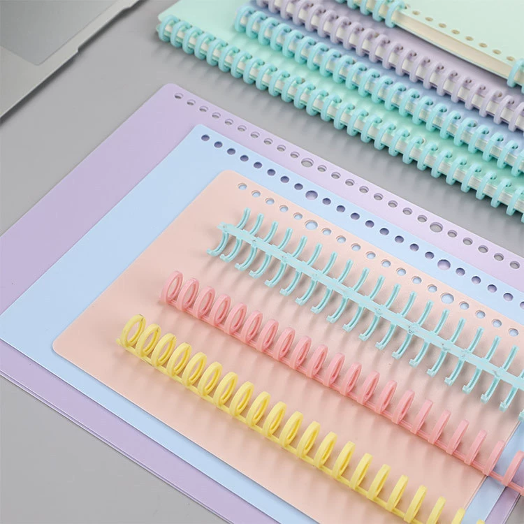 A4 loose-leaf coil porous diy accessories 30-hole binding strip plastic binder ring binding ring hand ledger
