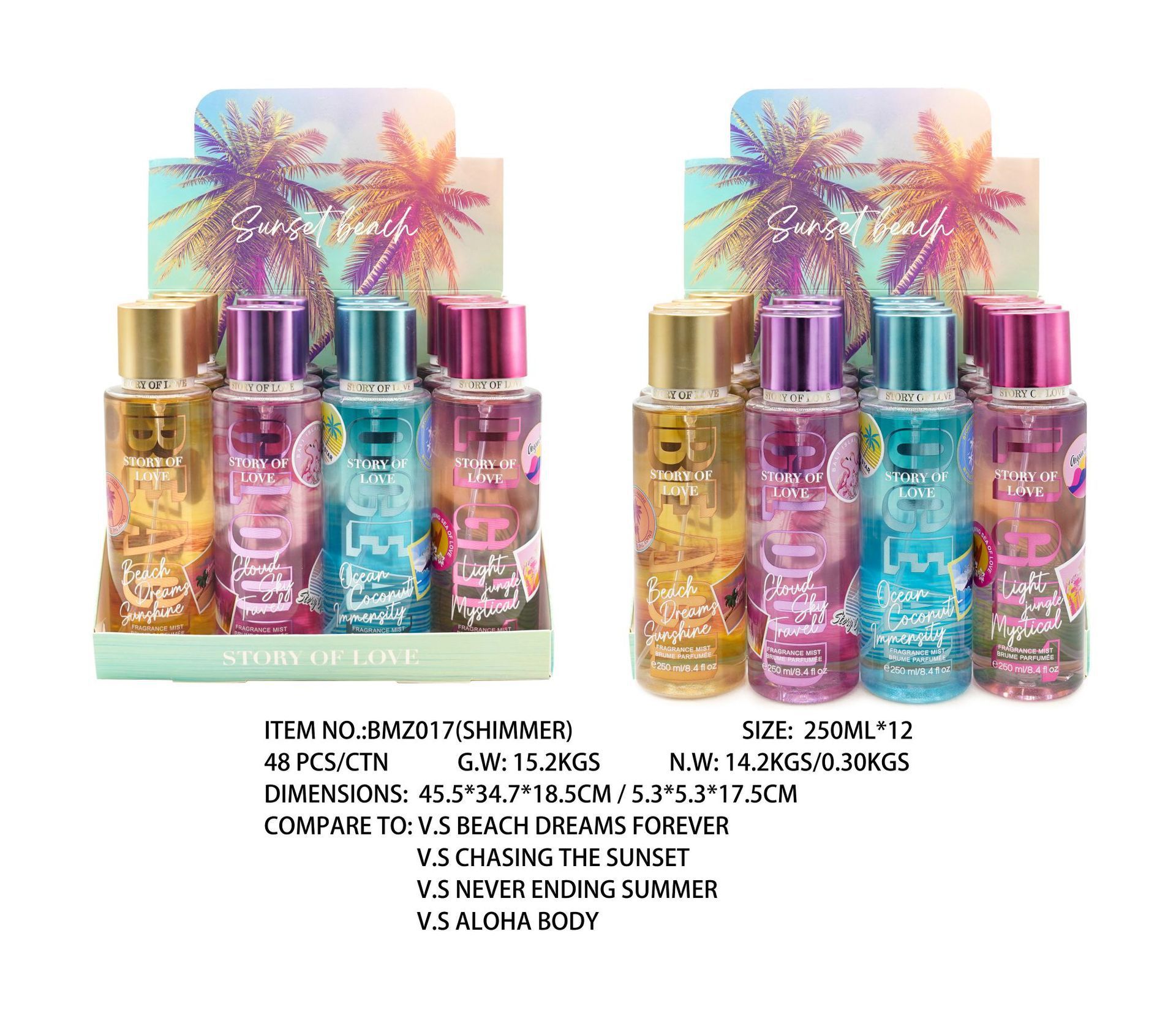 Perfume para mujeres 250ml spray corporal comercio exterior sudeste asiático sudamericano fragrancia para hombres estand paquete de muestra especial image 23