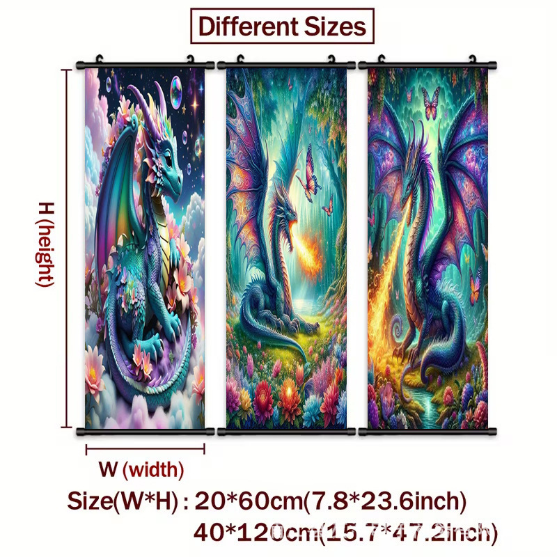 3 Posters of Dragon Scenes, Animated Snowman Theme, Simple Holiday Gift Ideas