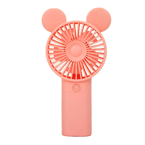 USB charging flower handheld convenient fan cartoon crown souvenir gift LOGO small fan factory direct sale