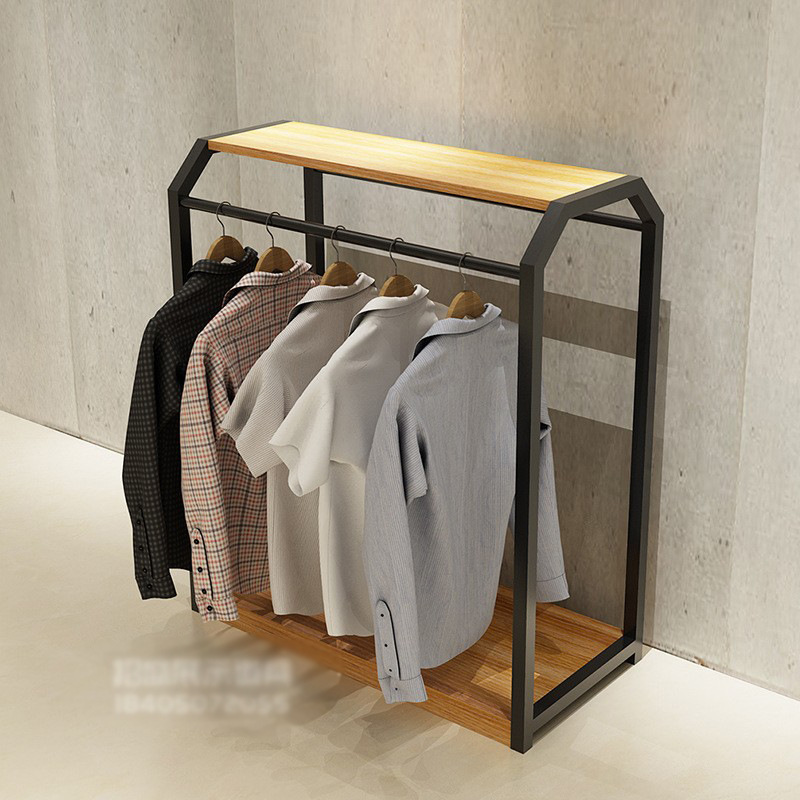 Exhibidor de Ropa para Tienda, Estante de Almacenamiento de Ropa para Hombre, Mueble de Exhibición de Pie, Fabricante de Estantes, Exhibidor Multifuncional