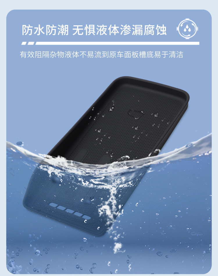 Suitable for ideal MEGA central control wireless charging silicone anti-slip pad car protection car interior products modification