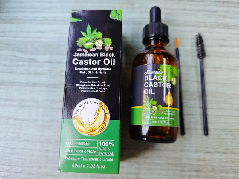 跨境蓖麻油jamaican black castor oil有机100%纯牙买加黑蓖麻油|undefined