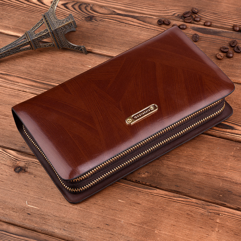 Moška torba Poslovna ročna torbica Moška velika torbica s sklopko Glava iz govejega usnja Trendna moška torbica s sklopko_voghion.com