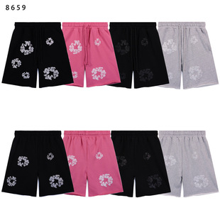 New summer men's plus size beach pants 2025 European and American tide brand terry 350g mainline American shorts wholesale