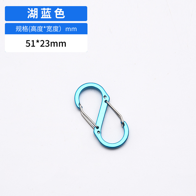 メーカー卸売 S 字型 No. 5 8 字型バックルアルミ合金スプリングバックル平らなジュエリーアクセサリー屋外多機能 8 字型バックル|undefined