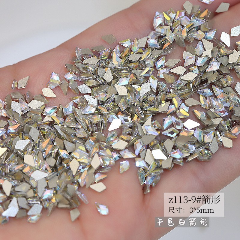 外国貿易製品、カラフルな三日月ダイヤモンド、多用途のヨーロッパとアメリカのフラッシュモカミニムーンダイヤモンドジュエリー|undefined