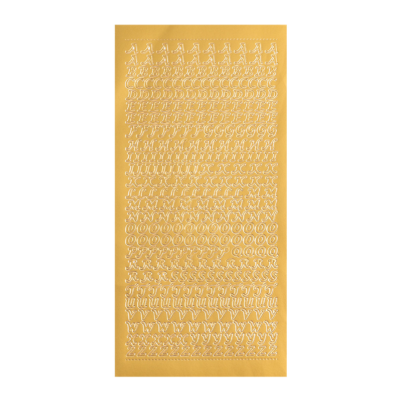 Gu Ka tarjeta pequeña decoración ins estrella marca pegatinas de material Colorido PVC letras inglesas y números mano cuenta pegatinas