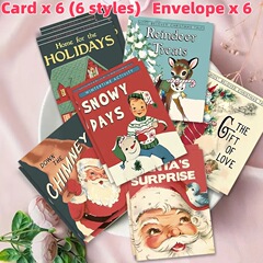 跨境新品Funny Christmas Greeting Cards有趣的圣诞贺卡创意贺卡