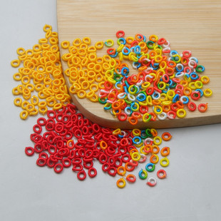 6mm��Ȧ�S�����l�����ֹ�diy�Ʒ�����K�g��С���YС��Ȧ