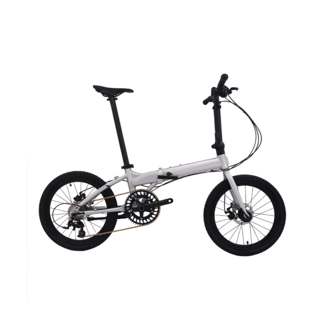 16inch Lightweight Variable Speed Bicycle Children's Men's and Women's Folding Bicycle Student Adult V Brake Disc Brake Bicycle