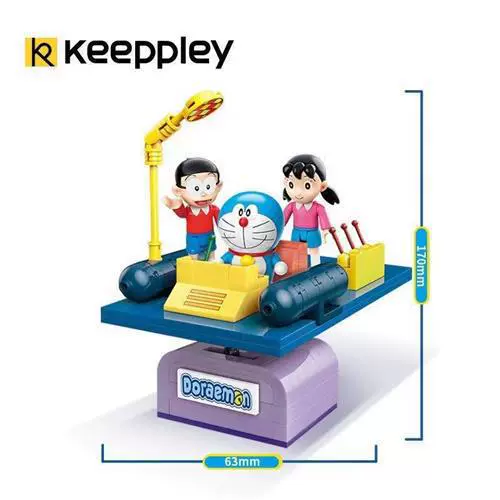 Игрушечная машинка-конструктор, Дораэмон, подарок на день рождения